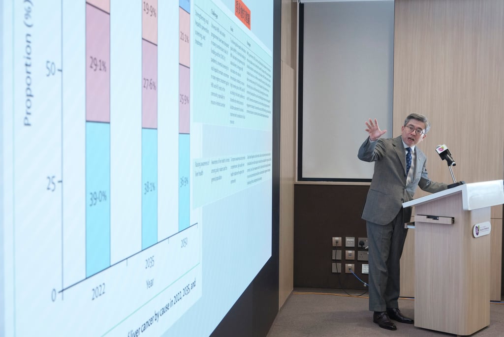 Professor Stephen Chan says 60 per cent of liver cancer cases are preventable. Photo: May Tse