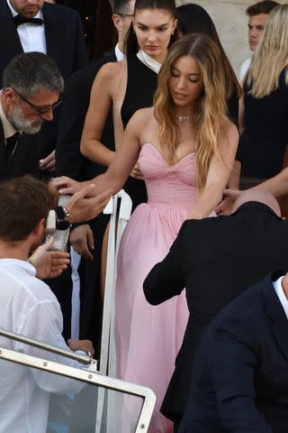 Getty Images Sydney Sweeney ahead of the Jeff Bezos and Lauren Sanchez wedding on June 27