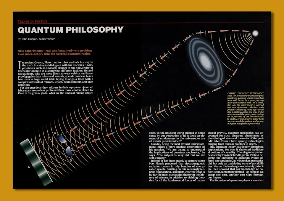 A Scientific American article about quantum philosophy