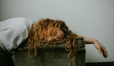 Chronic fatigue syndrome: a long-haired man lying down, exhausted.