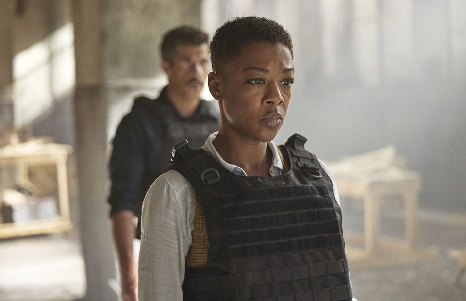 Samira Wiley plays an undercover CIA agent in 'Atomic'. Photo: Sky
