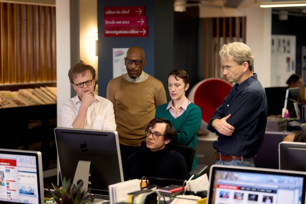 david tennant, toby jones, terence maynard, nadia albina, the hack