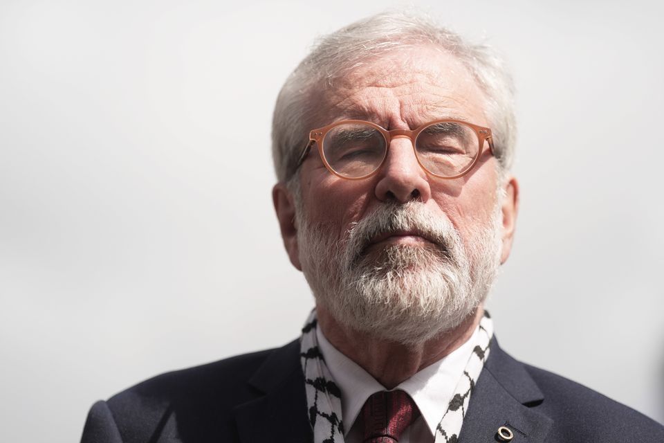 Former Sinn Féin president Gerry Adams. Photo: Brian Lawless/PA.