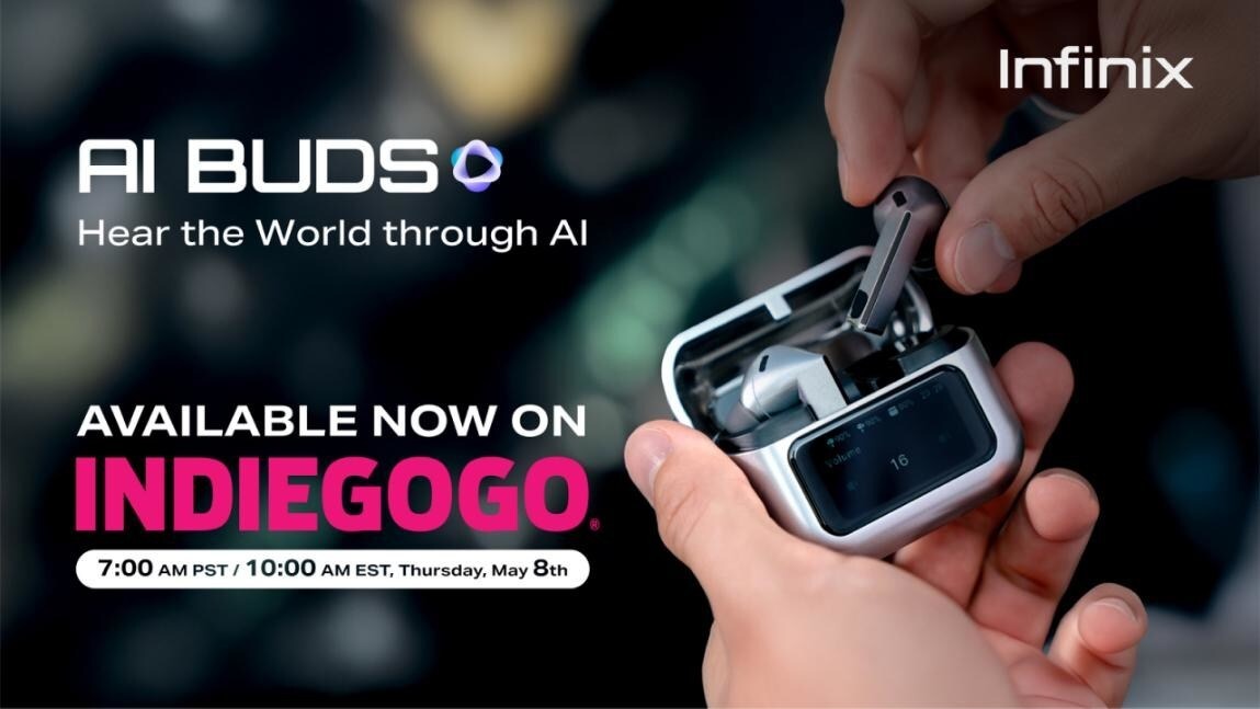 Infinix Unveils Futuristic AI Buds with Real-Time Translation in 162 Languages via Global Indiegogo Launch
