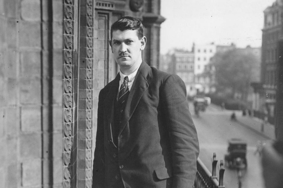 Michael Collins in London in 1921. Photo: Getty