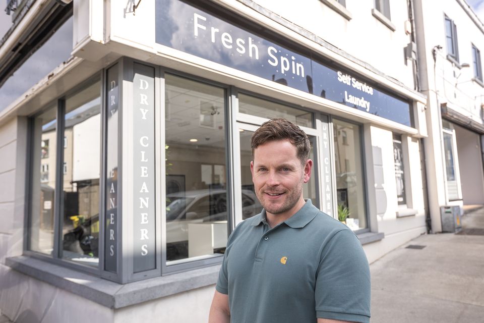 Pauric Daly, owner of Fresh Spin self-service laundry on Harmony Hill, Sligo.