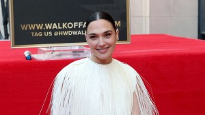 Gal Gadot at her Walk of Fame ceremony