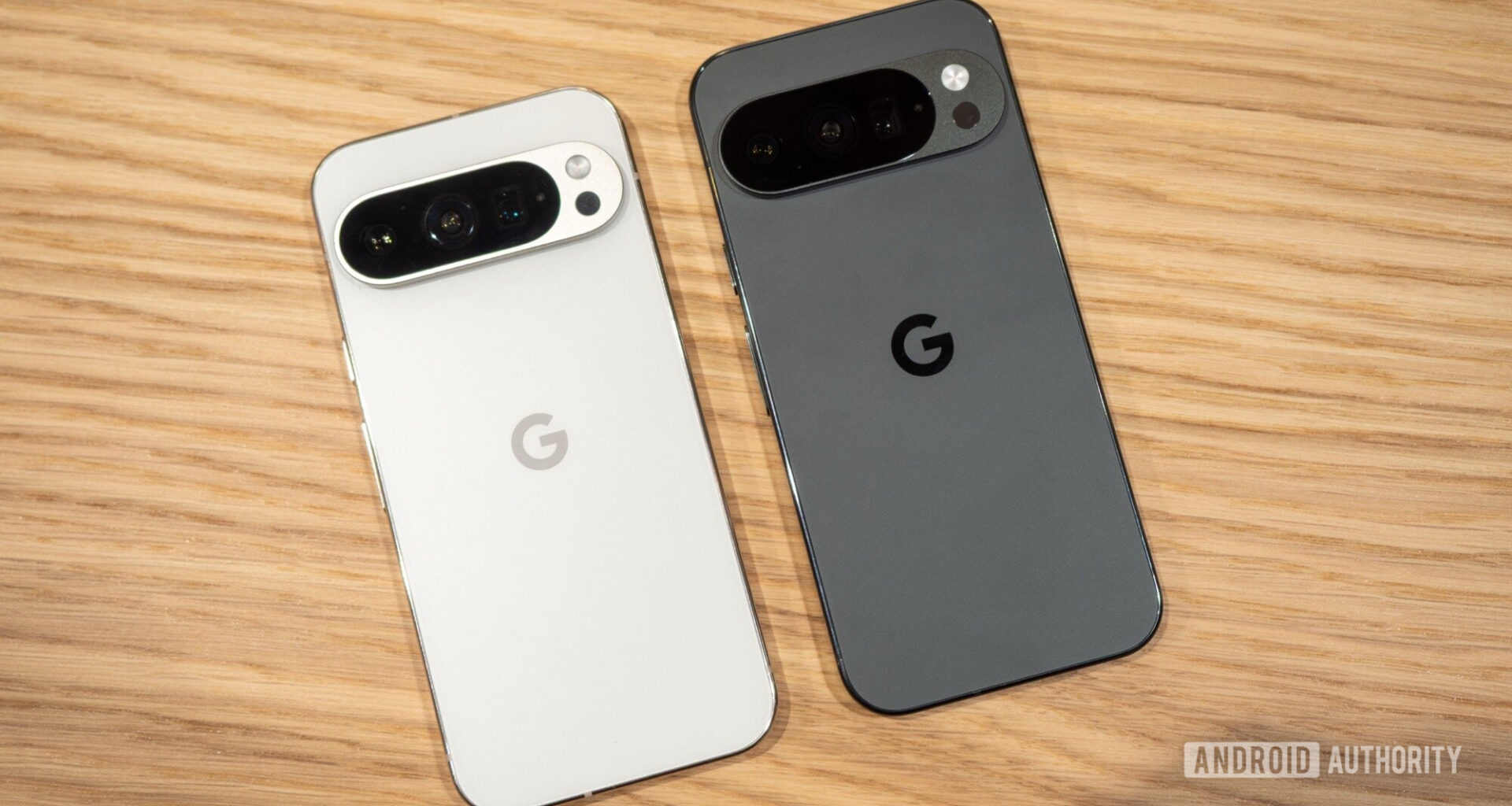 google pixel 10 pro obsidian vs pixel 9 pro porcelain back