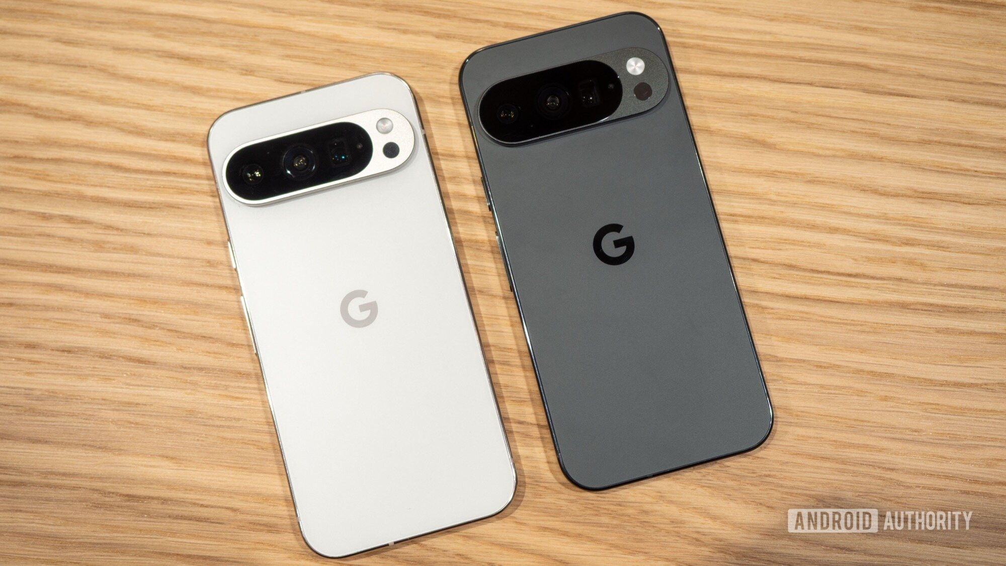 google pixel 10 pro obsidian vs pixel 9 pro porcelain back