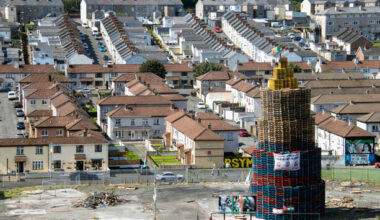 Nationalist bonfire builders urged to remove hateful messages from pyres