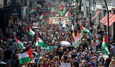 Healthcare workers march for Gaza in Dublin · TheJournal.ie
