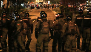 After a week of street violence, what is happening with the major protests in Serbia?