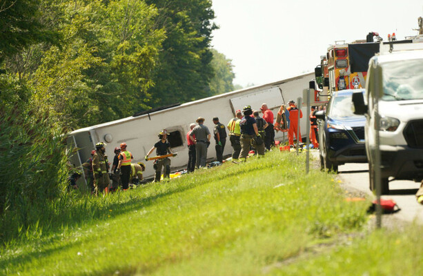 Multiple people killed, including at least one child, after tour bus crash in New York state - The Journal