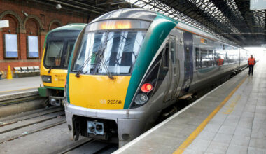 Man dies after falling from a height on DART station platform in Dún Laoghaire