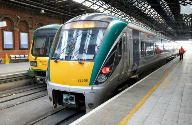 Man dies after falling from a height on DART station platform in Dún Laoghaire
