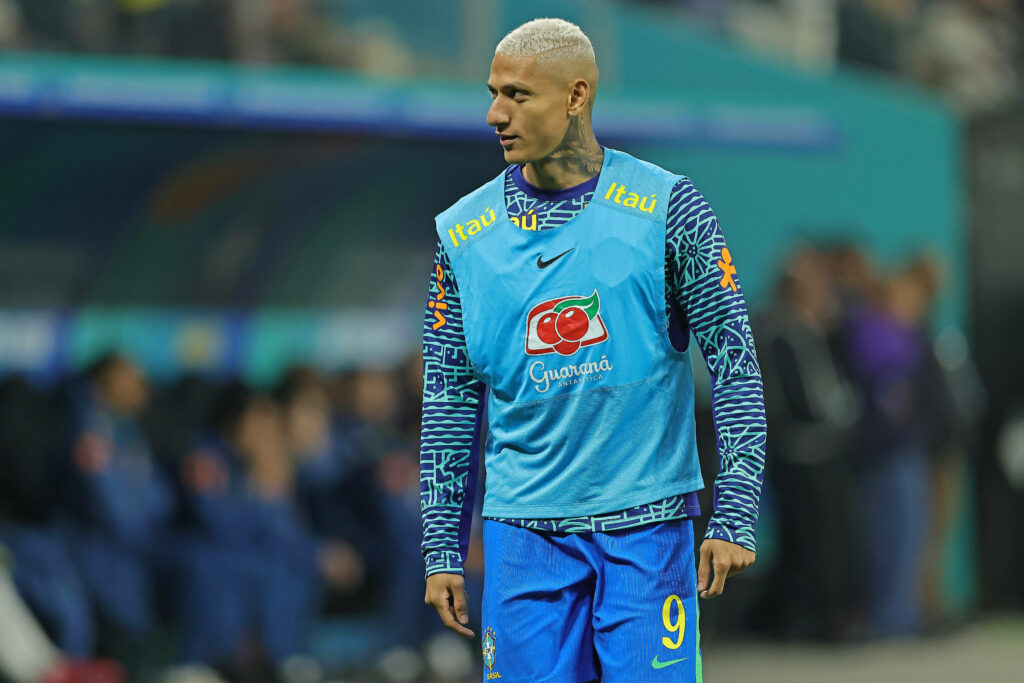 Richarlison with the Brazil Squad.