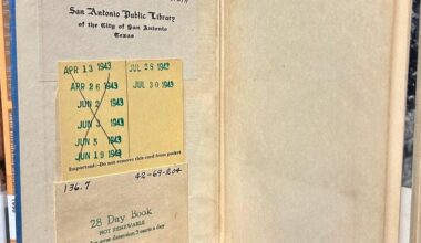 Book returned to San Antonio library 82 years after due date: "I hope there is no late fee"