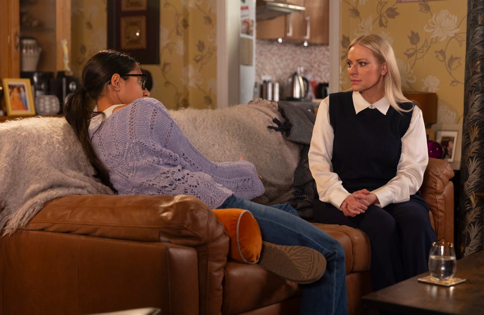 Lisa Swain, Asha Alahan, Coronation Street lisa swain, asha alahan, coronation street