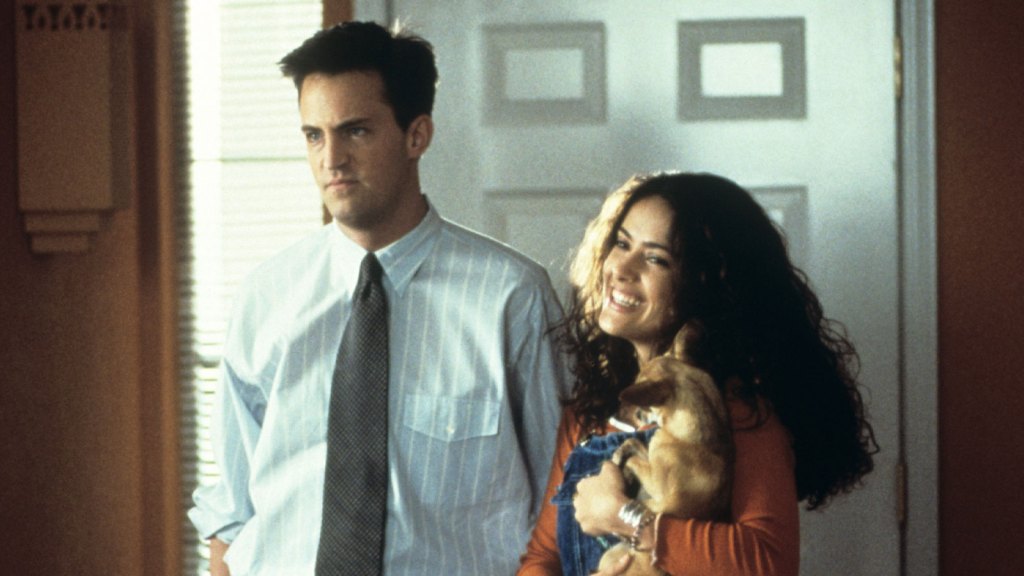 Salma Hayek Remembers Matthew Perry With 'Fools Rush In' Scene: "Think Of You Today"