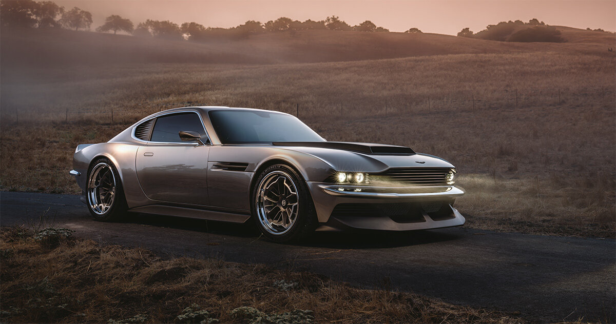 ringbrothers sculpts aston martin restomod with carbon fiber and 3D-printed stainless steel