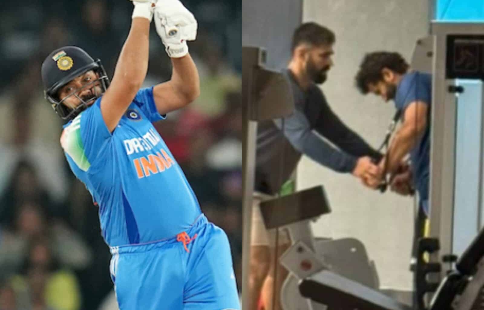 Amidst Trolls On Fitness, Rohit Sharma Starts Working Out In Gym!