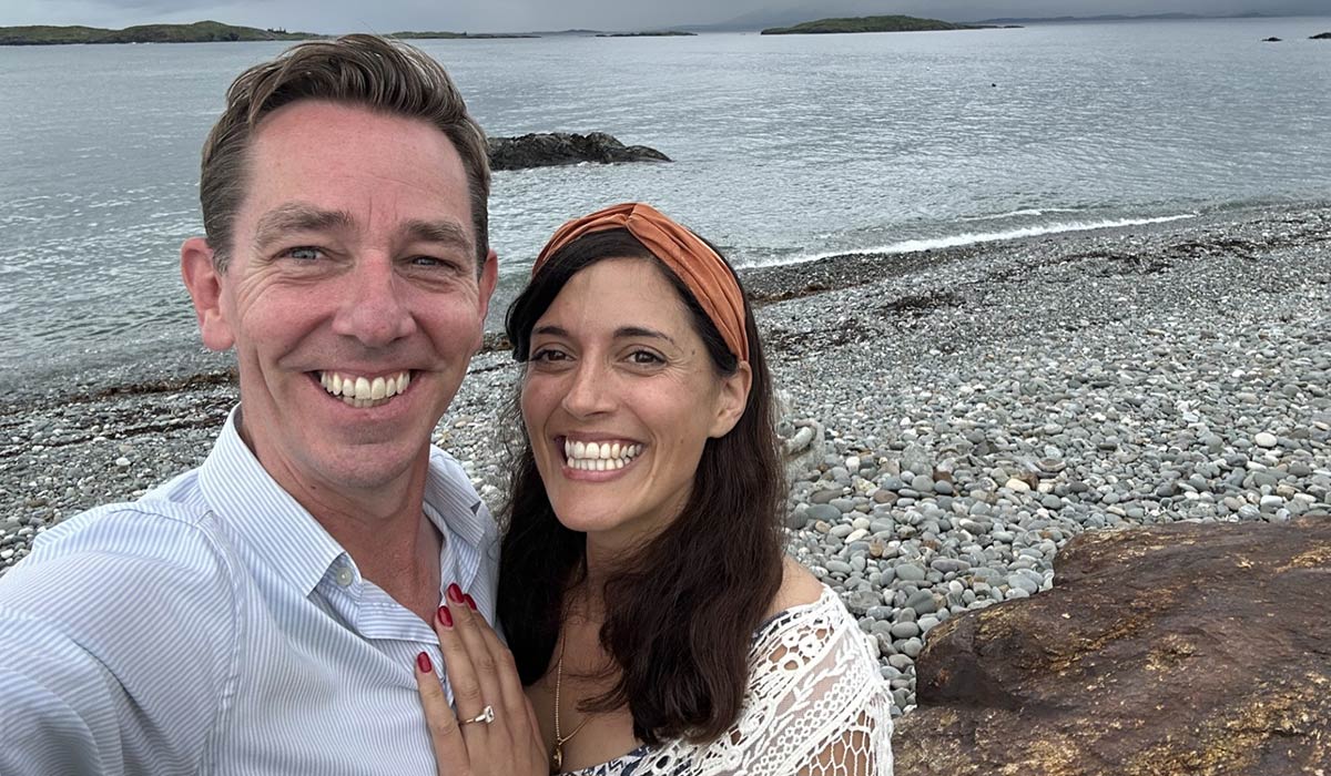 Ryan Tubridy and Clare Kambamettu are engaged. Pic: Ryan Tubridy