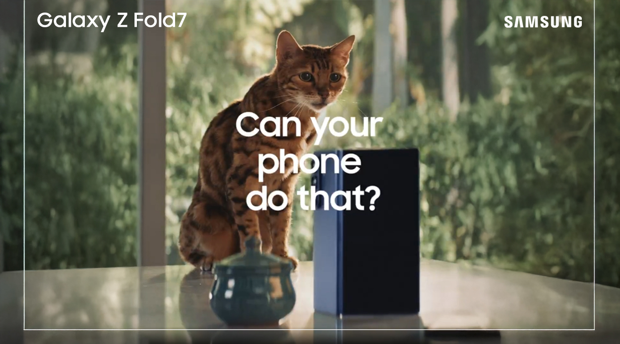 Galaxy Z Fold 7: Samsung makes fun of Apple in new promo video