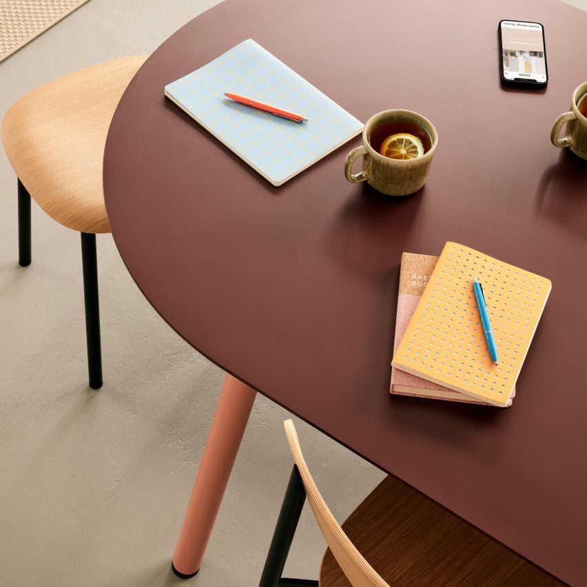 Teddy tables and workstations by Zenith