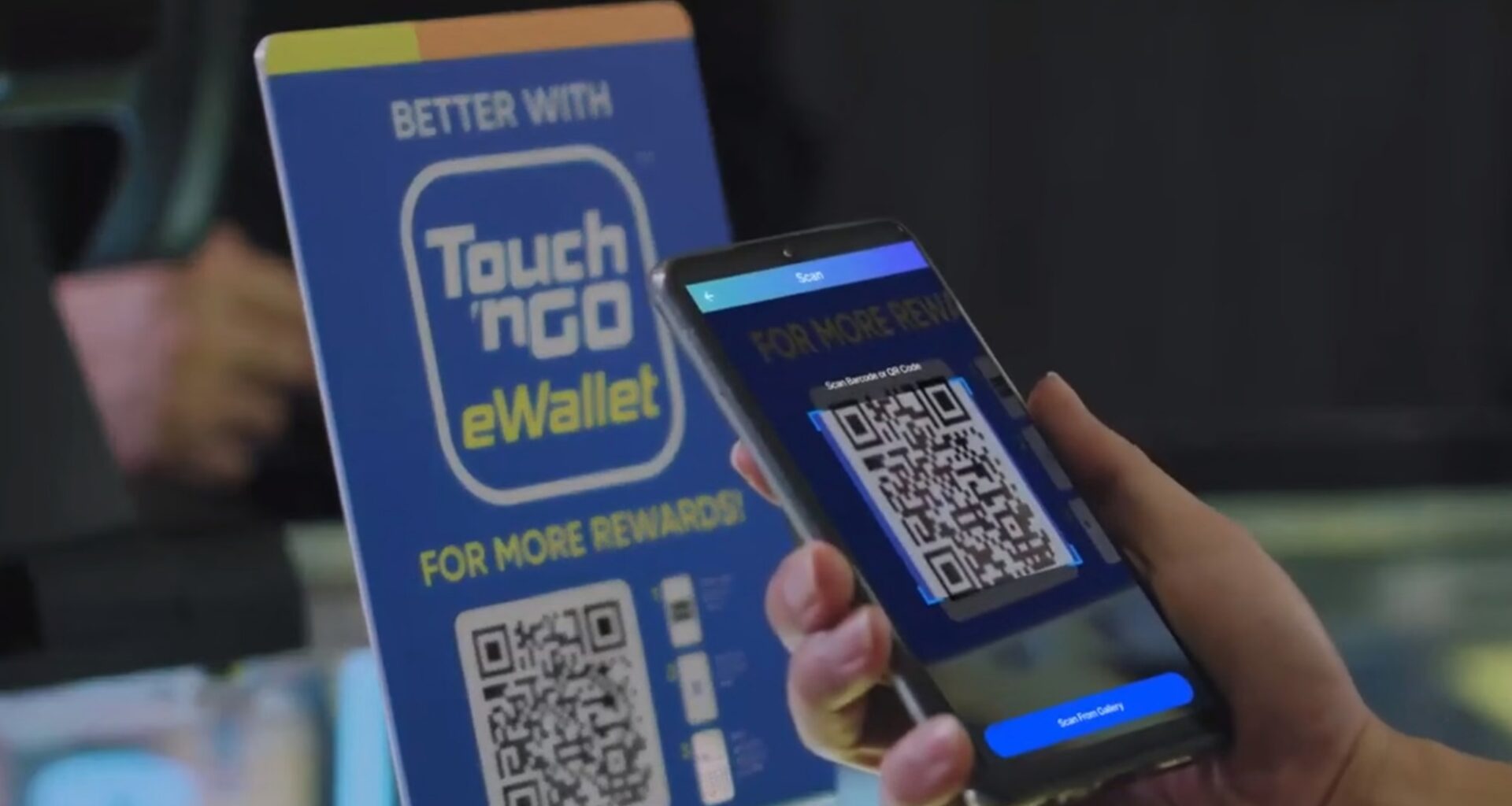 tng ewallet upgraded qr feature