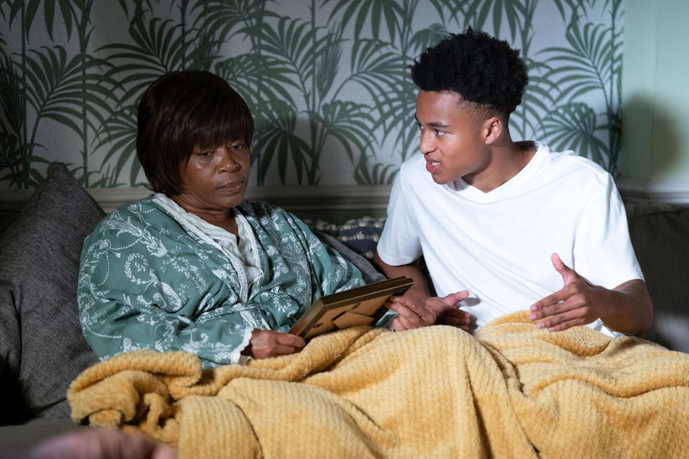 Denzel, Yolande Trueman, EastEnders denzel, yolande trueman, eastenders