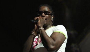 Young Thug Receives Icy Birthday Gifts At The Weeknd Concert