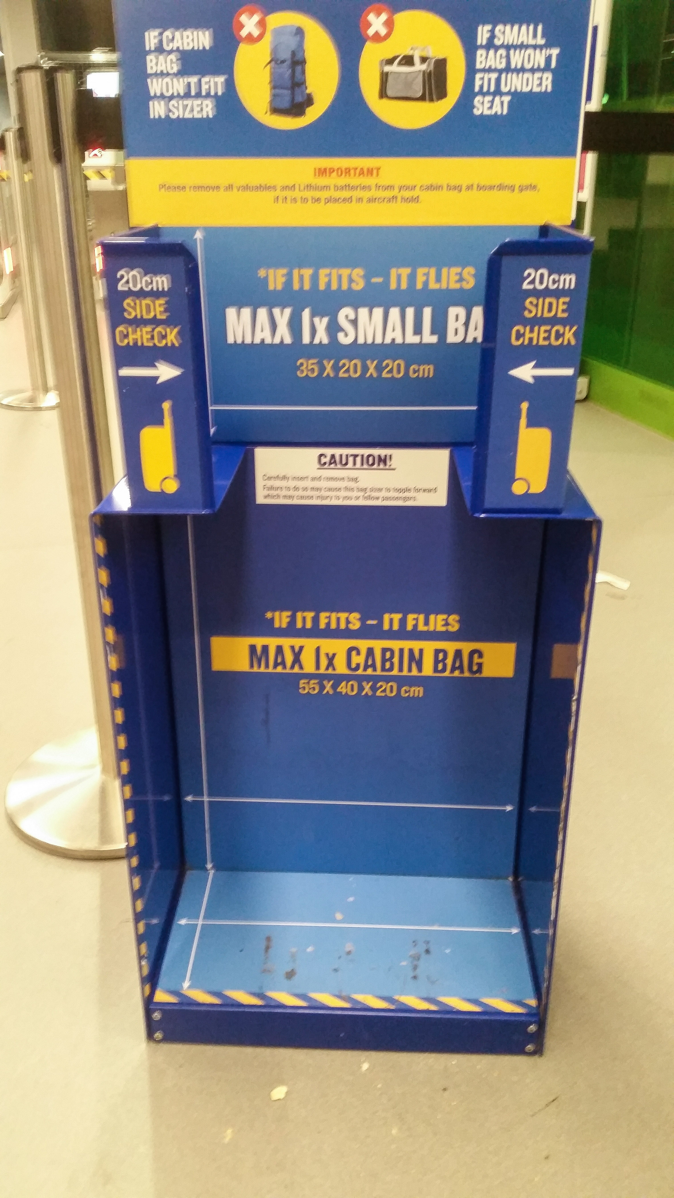 The rules on carry-on bags have changed