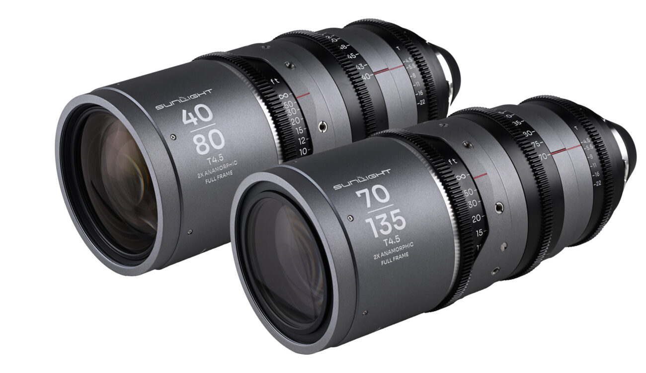 Laowa Sunlight 2x FF Anamorphic Zooms – Compact Front-Anamorphic 40-80mm and 70-135mm, Constant T4.5