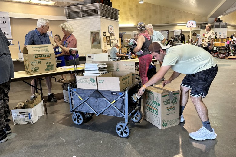 Book buyers get creative with holding and storing their purchases.
