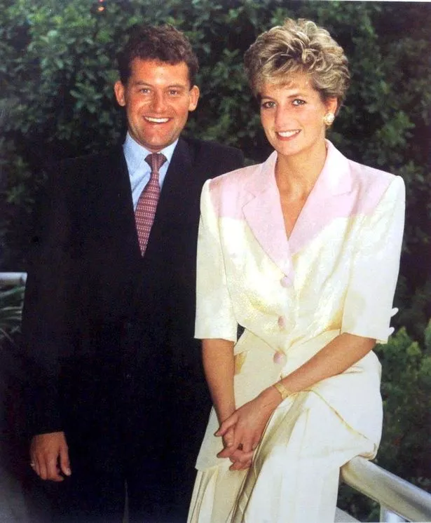Paul Burrell together with Princess Diana