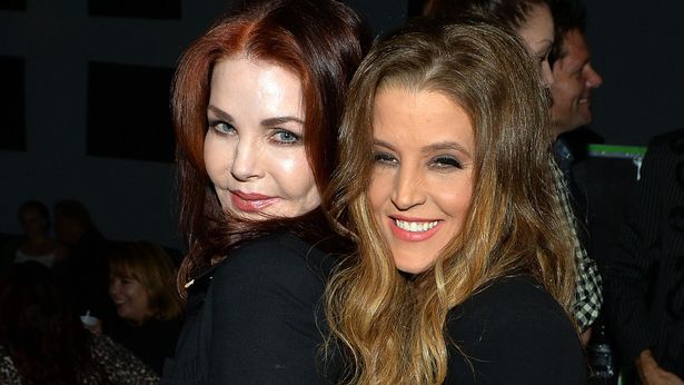 Lisa Marie Presley with Priscilla Presley