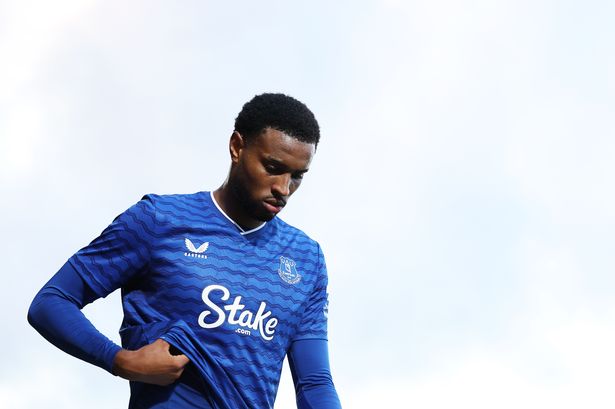 Youssef Chermiti of Everton looks on during the pre-season friendly match between Accrington Stanley and Everton. Photo by Matt McNulty/Getty Images