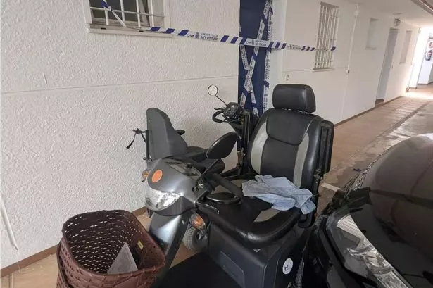 The apartment where the crime happened in Benidorm