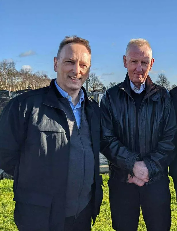 Colin and his brother Alan (Jam Press)