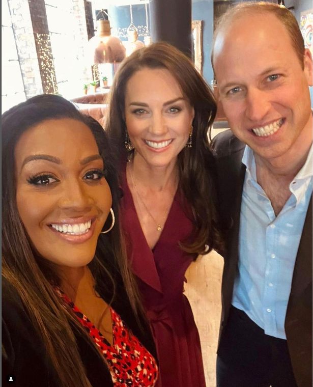 The Prince and Princess of Wales on a visit to the Rectory in St Paul's Square, Birmingham, to meet future creative industries, met up with This Morning presenter Alison Hammond in 2023 