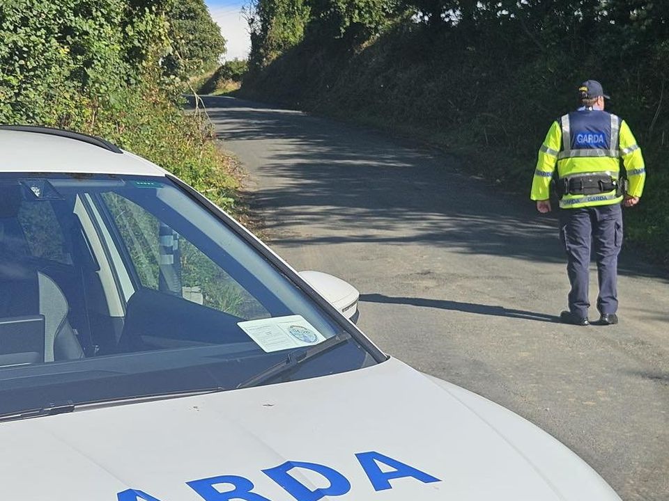 A garda on duty in rural Wexford