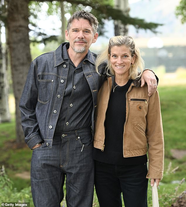 He had been accused of cheating on Uma with their children's nanny Ryan Shawhughes. The Training Day actor denied the affair. They married in 2008 and went on to welcome two daughters (pictured last month)
