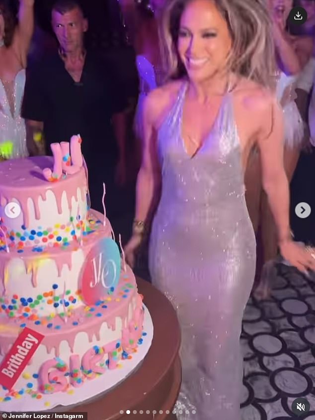 When speaking to one insider about JLo's stay, her dining experience was very private with room service and butlers, but marking her birthday she had the 'whole downstairs' of the hotel to herself for a 'huge celebration'