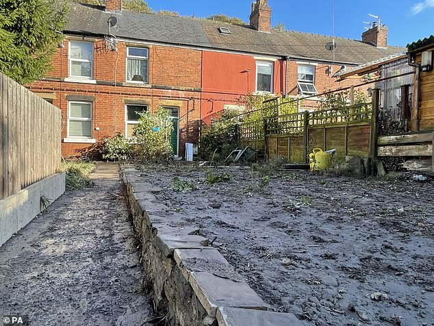 Maureen was at her home in Tapton Terrace (pictured) when the River Rother burst its banks