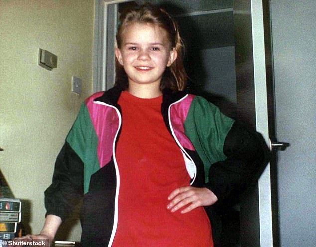 Kerry admitted being put in 'unspeakable situations' as a child, that 'no child should ever be in, ever' as she described going through four sets of foster parents (Kerry pictured age eight)