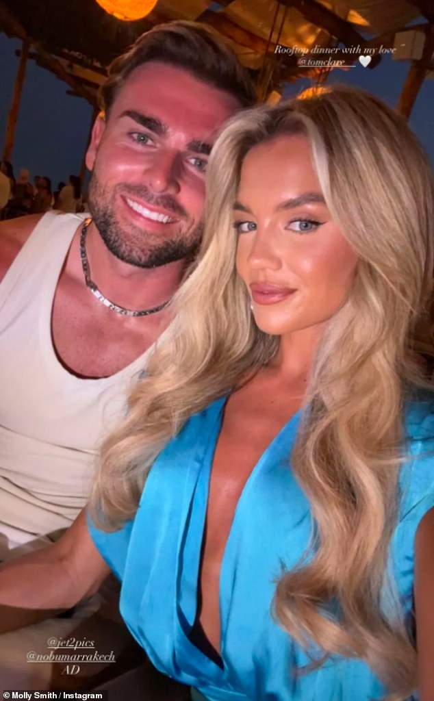 The pair set tongues wagging among eagle-eyed fans as they soaked up the sun in the Indian Ocean island paradise in August of last year - with many thinking they'd got engaged then