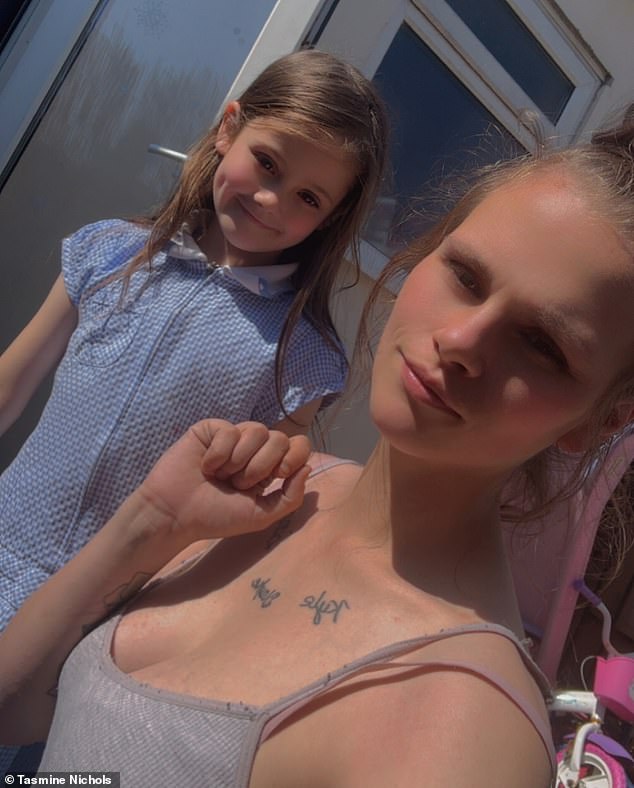 Tasmine Nichols (right) claims she begged doctors to increase her daughter's medication and inhaler before her death