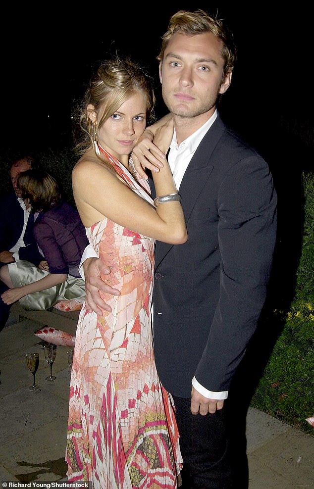 Reports of a feud between the pair were sparked in 2003 when Sienna started dating Jude Law, the ex-husband of Kate's close friend Sadie Frost (pictured in 2004)