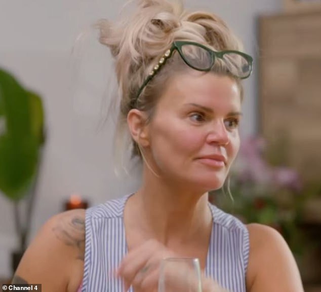 Kerry Katona did not hold back as her new toyboy lover met her daughter Heidi for the first time on Celebs Go Dating - admitting she was 'absolutely sh***ing' herself with nerves