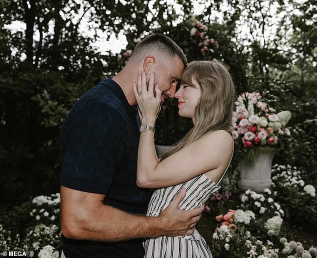 Travis Kelce and Taylor Swift announced their engagement last month